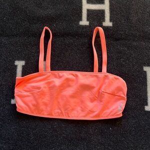 FP Movement bright coral pink sports bralette